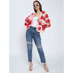 Sugercandy Baby Senorita Women Woollen Handmade Cardigan-picture-26