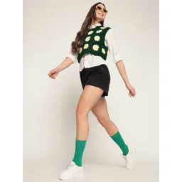 Sugercandy Women Embroidered Woollen Pullover-picture-32