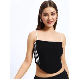 Sugercandy Women Side Striped Crop Corset image 1