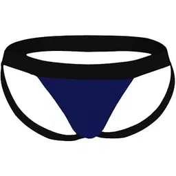 sugov Free Size Black Jockstraps Mens Lingerie(Navy Blue) M-picture-29