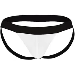 sugov Free Size Black Jockstraps Mens Lingerie(White) XXL-picture-16