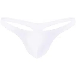 sugov Men's Polyester Spandex of Stretch Low Rise Micro G-String Underwear Thong(White) XXL-picture-20