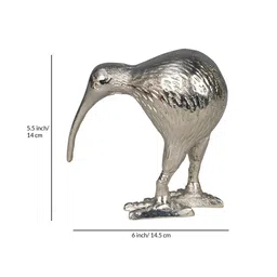 suhaavi Aluminium Silver Kiwi Bird image 2