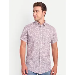 SUI DHAGA Comfort Abstract Printed Opaque Cotton Linen Casual Shirt-picture-42