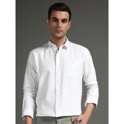 SUI DHAGA Men India Slim Fit Spread Collar Vertical Striped Cotton Formal Shirt-picture-20