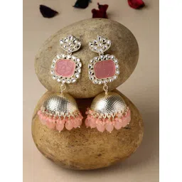 Sukkhi Gold Plated Kundan Studded Jhumkas-picture-30