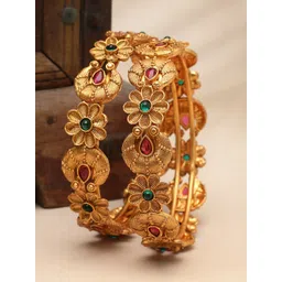 Sukkhi Set Of 2 Gold-Plated Bangle-picture-18