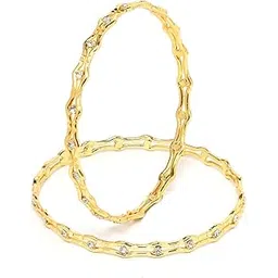 sukkhi Traditional Gold Plated Red And Green Kada Bracelet Bangle Jewellery Set for Women & Girls-picture-38