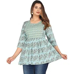sukriti Cotton Maternity Feeding Women Top Kurtis with Zip for Easy Breast Feeding-picture-25
