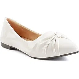 sukun FBB_84 Women's Bellies Flats Lightweight, Comfortable Slip-On Pointed Toe Shoes for Office, Casual | Stylish, Durable & Comfy-picture-35