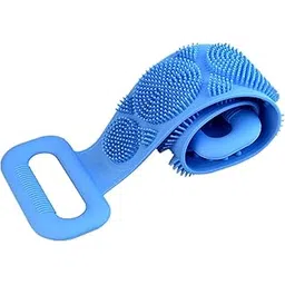 Sulfar Nixy Series Silicone Body Back Scrubber, Double Side Bathing Brush for Skin Deep Cleaning Massage, Dead Skin Removal Exfoliating Belt for Shower, Easy to Clean,Body Brush for Bathing-picture-39