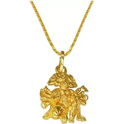 sullery Lord Pawan Putra Panchmukhi Hanuman Bajrang Bali Necklace Pendant For Men And Women-picture-52
