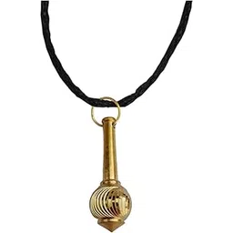 sullery Religious Lord Pavan Putara Mahabali Hanuman Gada Pendant Necklace Gold Brass Pendant For Men And Women-picture-16