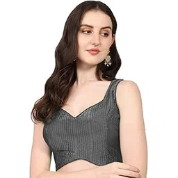 sumairatex Women's Cotton Blend Sleeveless Blouse-picture-47