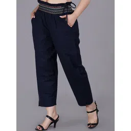 SUMAVI-FASHION Women Navy Blue Trouser-picture-20