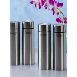 Sumeet 4 Pieces Stainless Steel Solid Double Wall Vacuum Water Bottles 1 L Each-picture-19