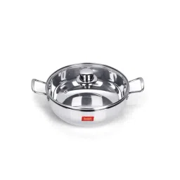 Sumeet Granite Finish NonStick Silver Stainless Steel Round Shape Grill Pan 1.9L-picture-29