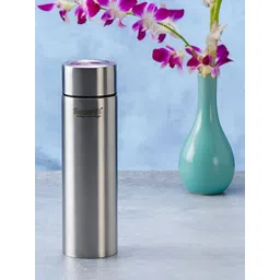 Sumeet Silver Toned Double Wall Vacuum Stainless Steel Water Bottle 1 L-picture-10