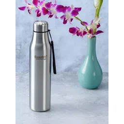 Sumeet Silver-Toned Double Wall Vacuum Stainless Steel Water Bottle 1 L-picture-11