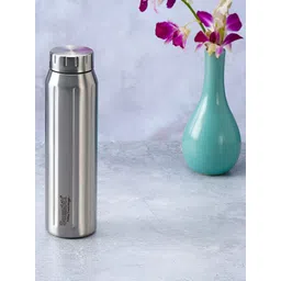 Sumeet Silver Toned Double Wall Vacuum Stainless Steel Water Bottle 900 ml-picture-13