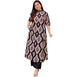 SUMIT FAB Women Ethnic Motifs Printed Regular Kurta with Palazzos-picture-11