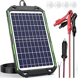 Sun Energise 10W 12V Solar Battery Charger Maintainer PRO, Built-in Smart MPPT Charge Controller, Waterproof 10 Watt 12 Volt Solar Panel Trickle Charging Kits for Car Auto Boat RV Marine Trailer-picture-13
