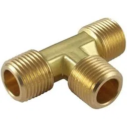 SUN Merababa Brass Tee 1/2" BSP Thread Male Equal 3 Way T-Shaped for Plumbing Fitting-image-18