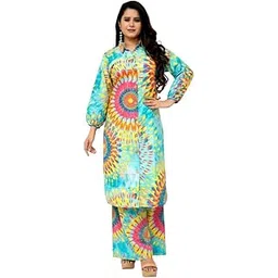 sun-rose fashions Boutique Collection High Low Style Free Size Kaftan With Pant tunic Cover up Caftan Top Shirt | Festive Look (5XL) (Golden Yellow, L)-picture-17