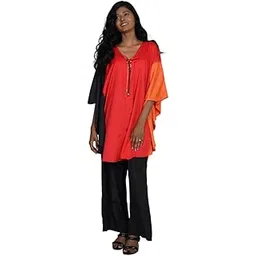 sun-rose fashions Color Shaded Print Caftan Tunic Plus size beach cover up Kaftan | One size fits all | 100% Imported Polyester-picture-35