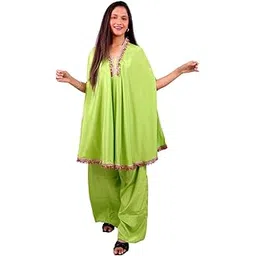 sun-rose fashions designer worked soft fabric caftan kaftan pant set boutique collection Festival Season-picture-24