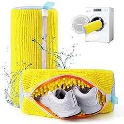 sunacle Shoe Washing Machine Bags for Cleaning Laundry Washer Bag for Shoe Best Cleaner Pouch for Running Shoes Sneaker Toys Socks with Reusable & Durable Zip Washing Machine Shoe Bag (Pack of 1)-picture-46