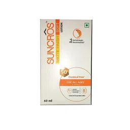Suncros Matte Finish Face Sunscreen Soft Lotion With SPF 50+- 60 ml-picture-20