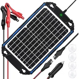 SUNER POWER Waterproof 12W 12V Solar Battery Charger & Maintainer Pro, Built-in UltraSmart MPPT Charge Controller, 12 Volt Solar Panel Trickle Charging Kits for Car Automotive Boat Marine RV Trailer-picture-20