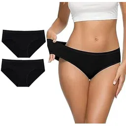 SunFlux® Women's Breathable Soft Stretch Cotton Underwear Ladies Stretchy Hipster Soft Briefs Panty Multicolored-picture-51