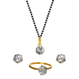 SUNHARI Gold-Plated Mangalsutra Jewellery Set-picture-20