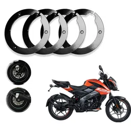 sunriders Bike Wheel Cover 17 Inch For Bajaj NS 125 Black Pack of 4 Pc Wheel Cover For NA NA-picture-21