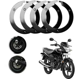 sunriders Bike Wheel Cover 17 Inch For Tvs Star Sport Black Setof 4 Pc Wheel Cover For NA NA-picture-36
