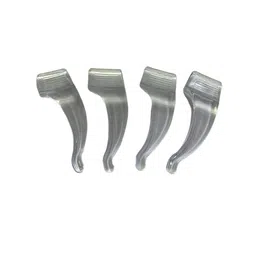 Sunshades Bhavya Optic Silicone Anti-Slip Ear Lock 2 Pairs Transparent For Adults Kids Glasses Eyeglasses Accessories Ear Grips Temple Hooks Clear image 2