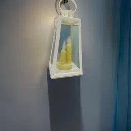 sunshay White, Black Plastic Hanging Lantern-picture-25