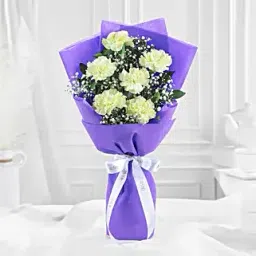 Sunshine Love 6 Yellow Carnations-picture-19