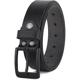 sunshopping Genuine Leather Belt for Men - Handmade Casual Jeans Belt for Men - Adjustable Free size fits 28-48 inches waist - Gift Box included-picture-11