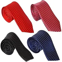 sunshopping Men's synthetic Necktie (Multicolour, Free Size)-picture-20