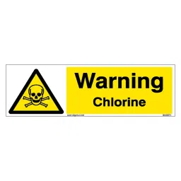 SUNSIGNS  Warning Chlorine Signages Size 600x200 mm HP Print + Vinyl, SN0071-picture-28