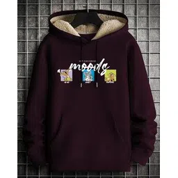 supa dupa Men Tom & Jerry Print Regular Fit Hoodie with Kangaroo Pocket-picture-36