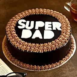 Super Dad Chocolate Cake Half Kg-picture-14