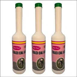 super pure CALCI Cal Gel | Calcium Gel for Cows, Buffaloes, Goats | Boosts Bone Strength Pet Health Supplements-picture-24