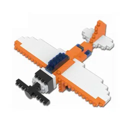 Super Toy 168Pcs Airplane Building Blocks Aircraft Toy for Kids Jet Plane 3D Building Brick Puzzle Kit Aeroplane Making STEM Learning Toy Birthday Gift for Boys and Girls image 1