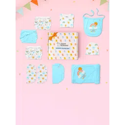 SuperBottoms 11-Pcs Newborn Baby Gift Set 0-3Months Clothing Gift Set-picture-51