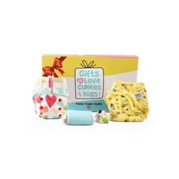 SuperBottoms Infants Set Of 4 Printed Cotton Sustainable Baby Apparel Gift Set-picture-58