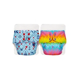 SuperBottoms Kids Pack Of 2 Printed SustainableCloth Diapers-picture-30